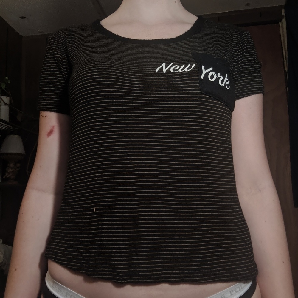 Gypsies & Moondust stripped shirt